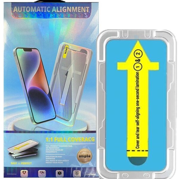 گلس محافظ صفحه نمایش نصب اتوماتیک آیفون ALIGNMENT IPHONE 13 PRO MAX Automatic