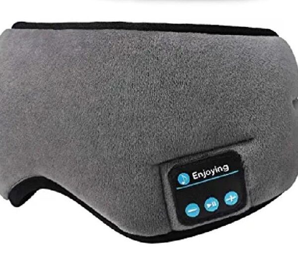 چشم بند هوشمند هدفون دار بلوتوثی مدل WIRELESS MUSIC GOGGLES-طوسی