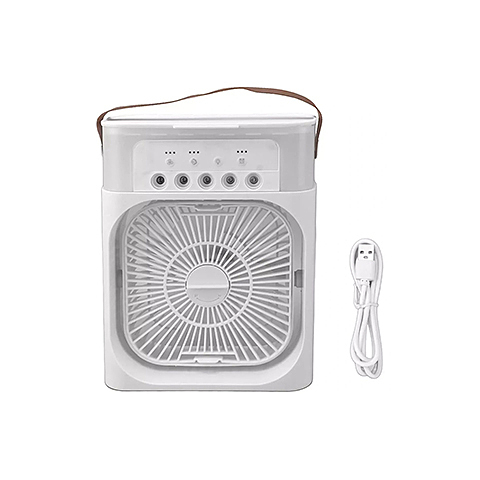 پنکه خنک کننده به همراه مه پاش Air Cooler fan -رنگ: سفید