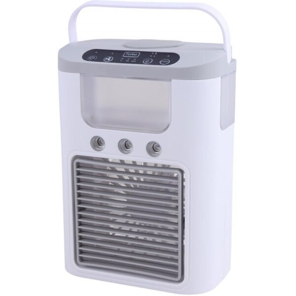 پنکه خنک کننده به همراه مه پاش رومیزی Air Cooler Fan مدل K918-رنگ:طوسی