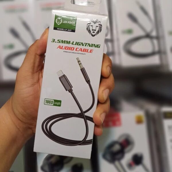 کابل AUX آیفون لیون پاور مدل LP-A07