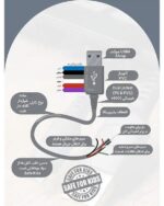 کابل تبدیل USB به USB-C مشکی وی نت پلاس مدل ETW 003 طول 1 متر - Image 3
