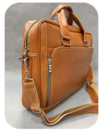 کیف اداری چرمی مردانه-مدل:BS1110-عسلی - Image 4
