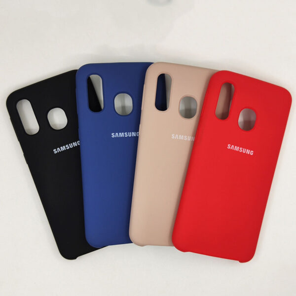 قاب محافظ سیلیکونی سامسونگ A40-مشکی