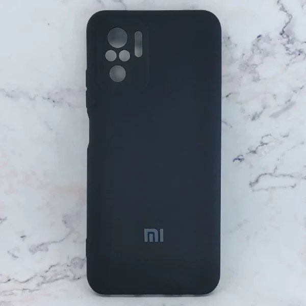 قاب گوشی سیلیکونی برای شیائومی Redmi Note 10 4G / Note 10s-مشکی