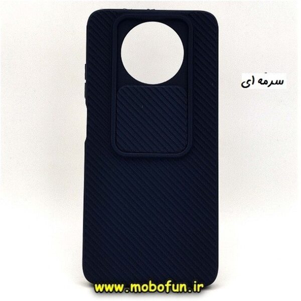 کاور سیلیکونی شیائومی مدل Redmi Note 9T محافظ لنزدار-مشکی