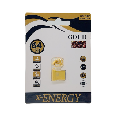 فلش مموری ایکس انرژی مدل Gold USB 3.0 ظرفیت 64 گیگابایت