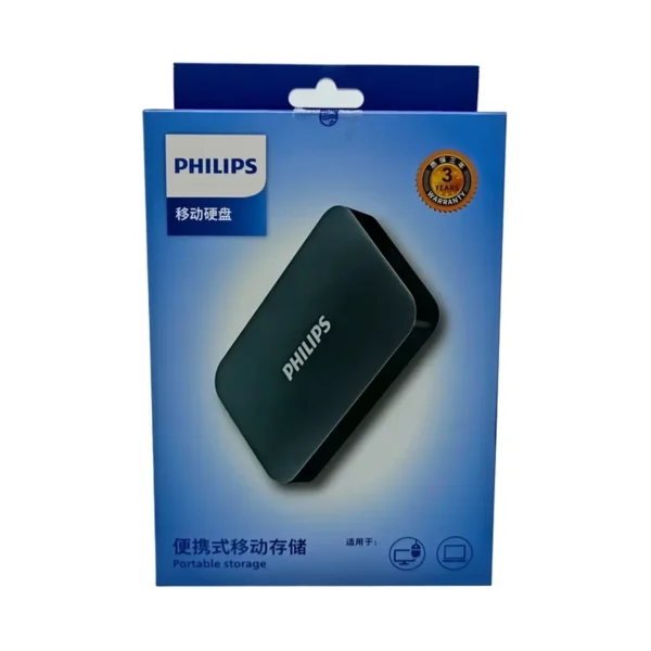 حافظه اچ دی دی اکسترنال فیلیپس مدل FM21PD ظرفیت 1 ترابایت