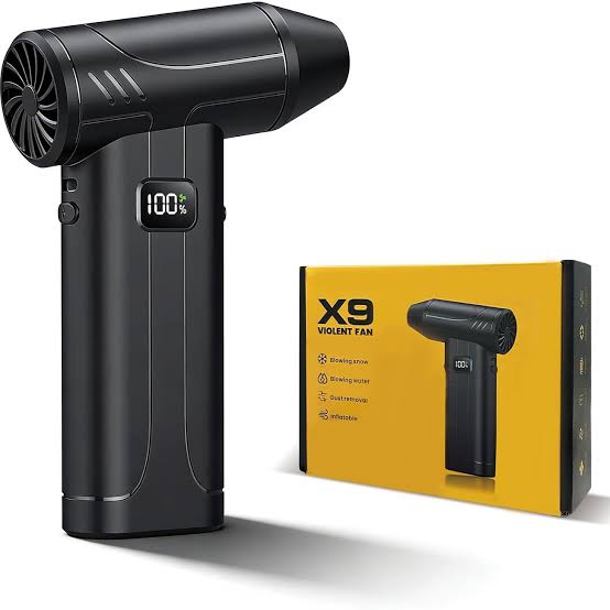 جت فن  Violent Fan X9  نمایشگر باطری و سرعت